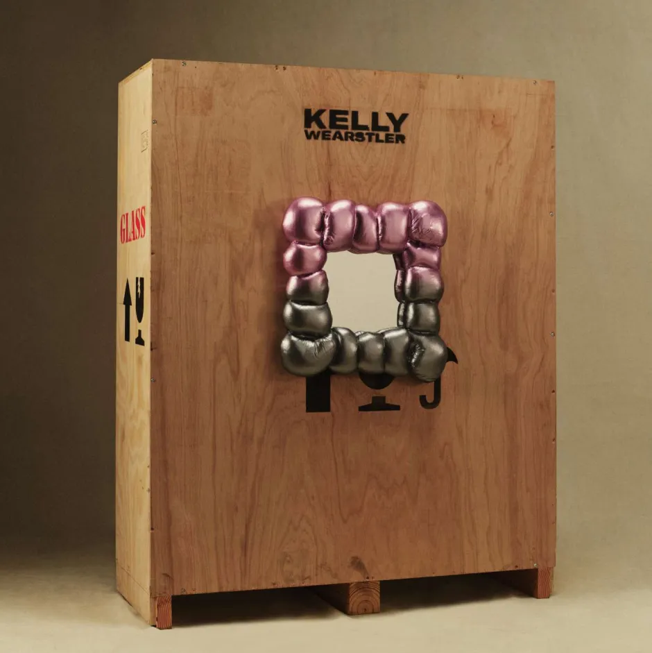 Mirrors<Kelly Wearstler amelia briggs ombre mirror - small METALLICNICKELROSE