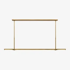 Chandeliers<Kelly Wearstler axis large linear pendant ANTIQUEBURNISHEDBRASS