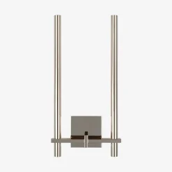 Wall<Kelly Wearstler axis medium two arm sconce POLISHEDNICKEL