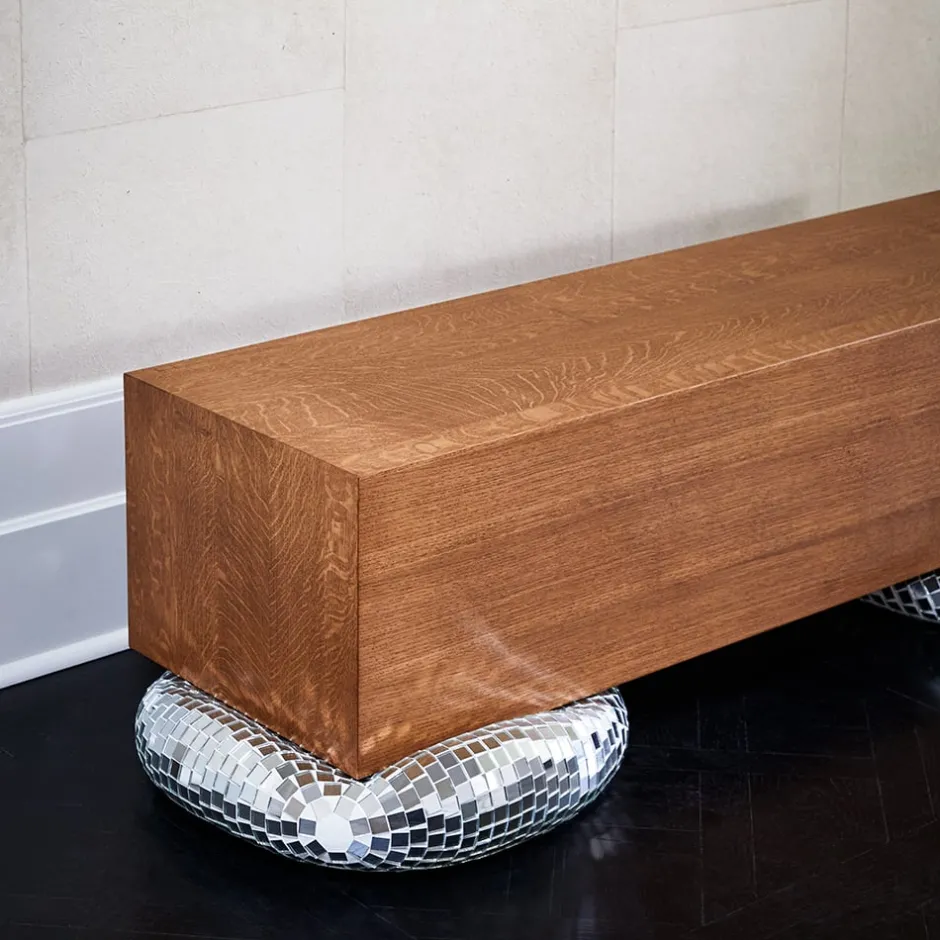 Benches<Kelly Wearstler berlin bench STAINEDOAK