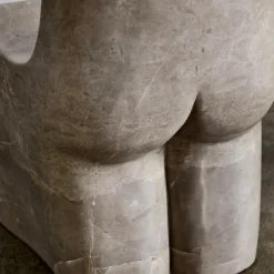 Lounge Chairs|Ottomans & Stools<Kelly Wearstler butt stool LIGHTSMOKE