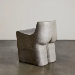 Lounge Chairs|Ottomans & Stools<Kelly Wearstler butt stool LIGHTSMOKE