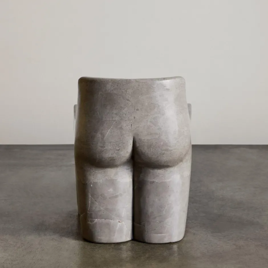 Lounge Chairs|Ottomans & Stools<Kelly Wearstler butt stool LIGHTSMOKE