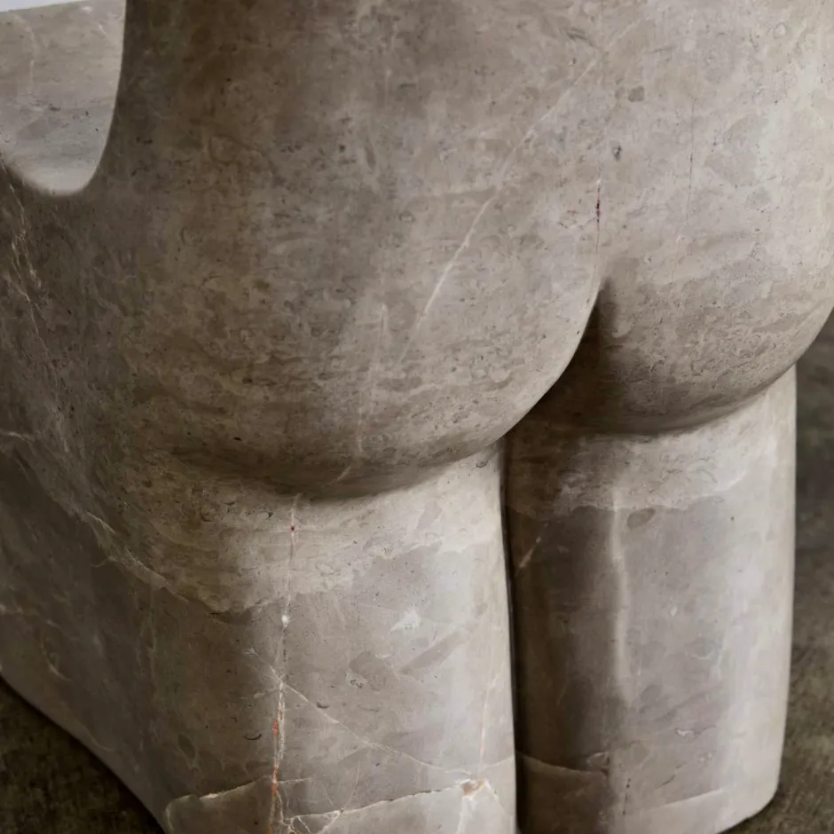 Lounge Chairs|Ottomans & Stools<Kelly Wearstler butt stool LIGHTSMOKE