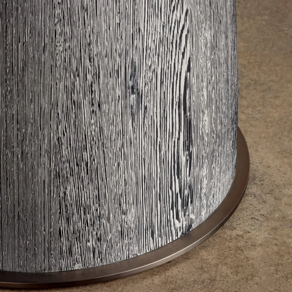 Dining Tables<Kelly Wearstler camden dining table CERUSEDWENGEBASEW/NEROMARQUINATOP