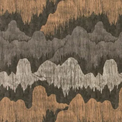 Fabrics<Kelly Wearstler cascadia fabric NOIR