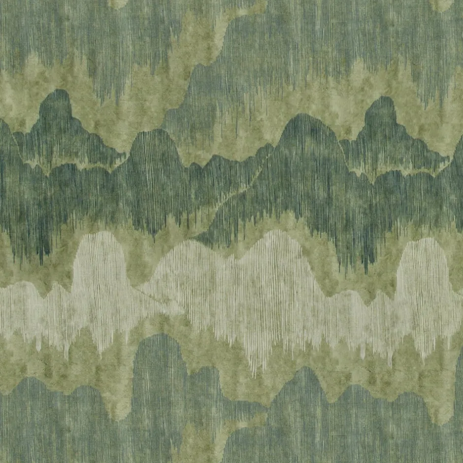 Fabrics<Kelly Wearstler cascadia fabric JADESTONE