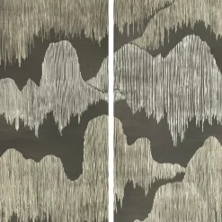 Wallcoverings<Kelly Wearstler cascadia wallpaper NOIR