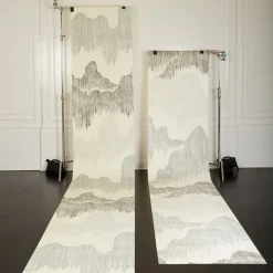 Wallcoverings<Kelly Wearstler cascadia wallpaper NOIR