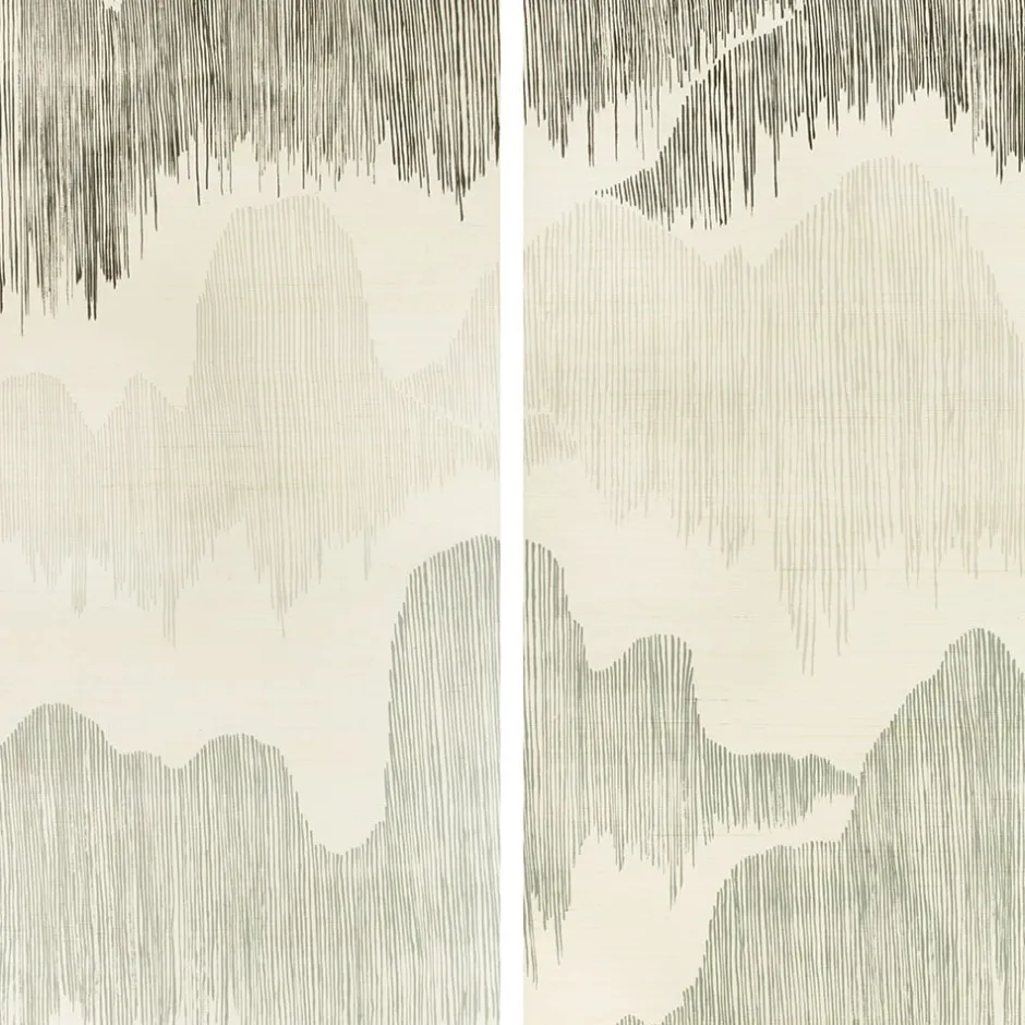 Wallcoverings<Kelly Wearstler cascadia wallpaper PEARL