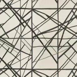 Fabrics<Kelly Wearstler channels fabric - ebony ivory EBONYIVORY