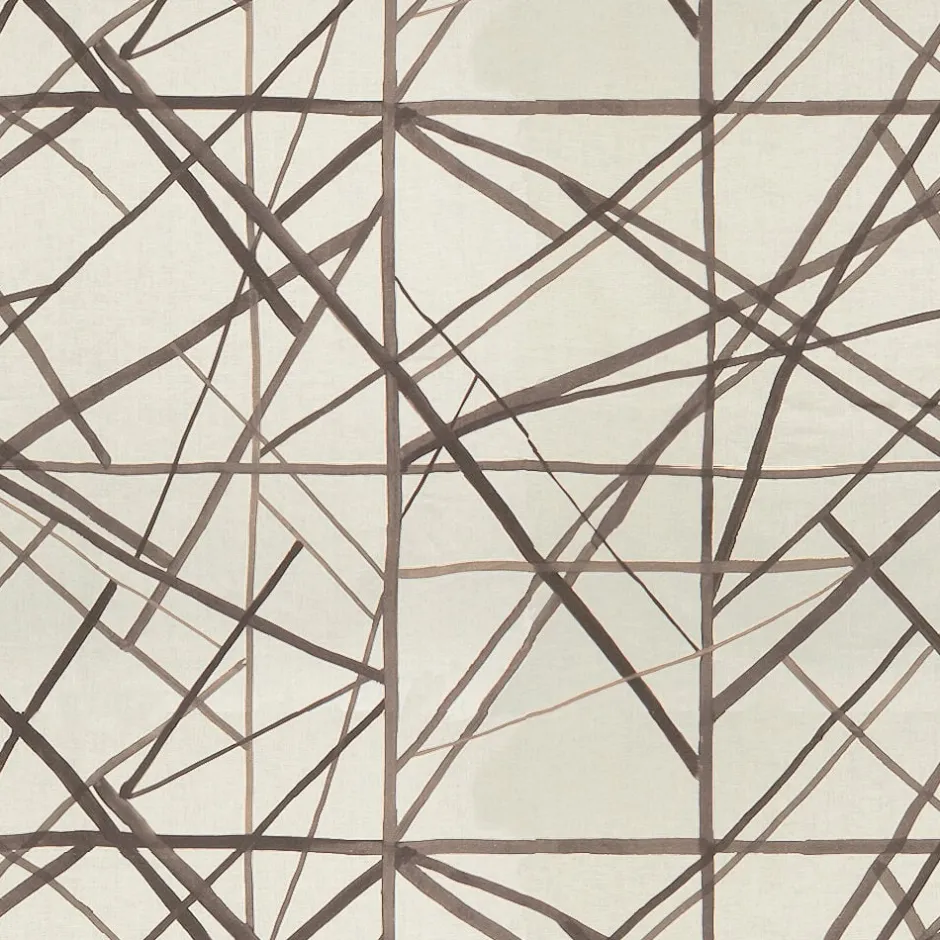 Fabrics<Kelly Wearstler channels fabric - taupe ivory TAUPEIVORY