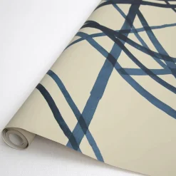 Wallcoverings<Kelly Wearstler channels wallpaper - periwinkle oat PERIWINKLEOAT