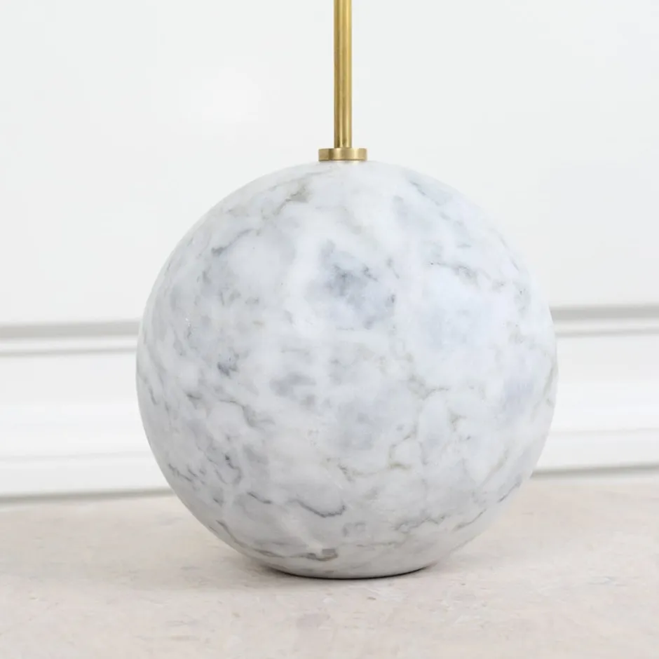 Table<Kelly Wearstler cleo accent lamp BRASSW/WHITEGLASS