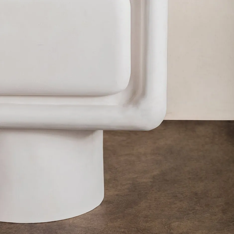 Side Tables<Kelly Wearstler colina nightstand WHITE