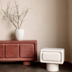 Side Tables<Kelly Wearstler colina nightstand WHITE