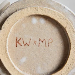 Bowls<Kelly Wearstler compote dish FROSTEDFLAX