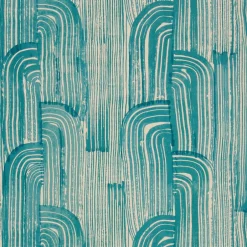 Wallcoverings<Kelly Wearstler crescent wallpaper - lake cream LAKECREAM