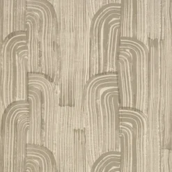 Wallcoverings<Kelly Wearstler crescent wallpaper - taupe putty TAUPEPUTTY