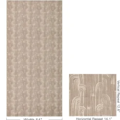 Fabrics|Outdoor Fabric<Kelly Wearstler crescent weave TAUPE