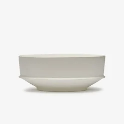 Dune Collection|Dinnerware<Kelly Wearstler dune 11.25" bowl ALABASTER