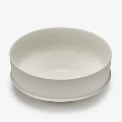 Dune Collection|Dinnerware<Kelly Wearstler dune 11.25" bowl ALABASTER