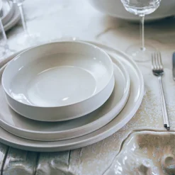 Entertaining<Kelly Wearstler dune 7.5 bowl, set of 4 ALABASTER