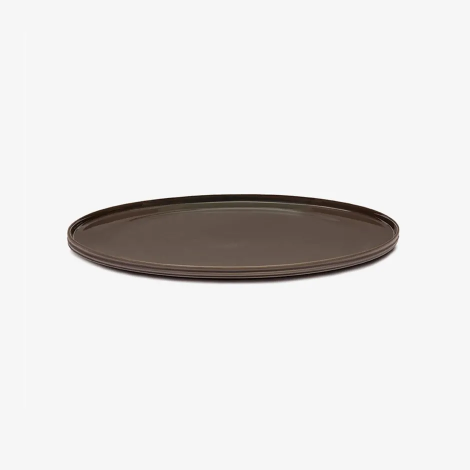 Dune Collection|Dinnerware<Kelly Wearstler dune 13" charger plate SLATE
