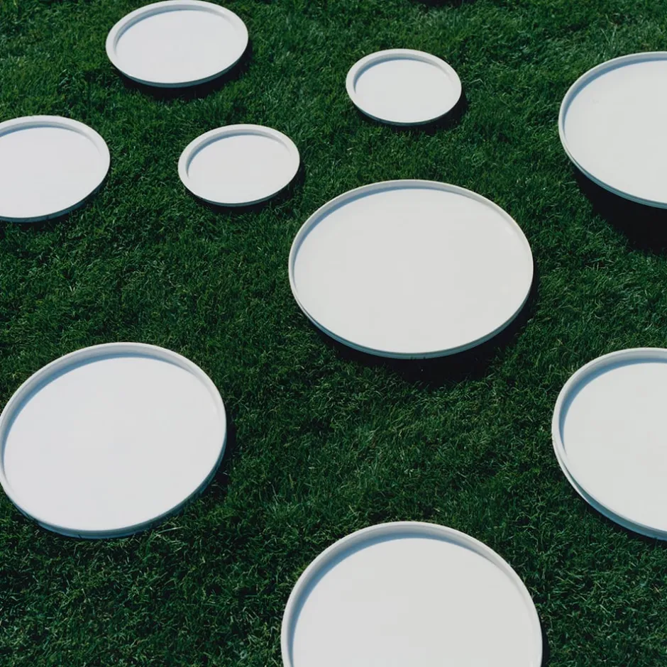 Entertaining|Dune Collection<Kelly Wearstler dune 7" plate, set of 4 ALABASTER