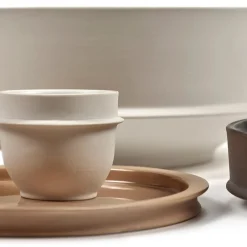 Dune Collection|Dinnerware<Kelly Wearstler dune 7" plate, set of 4 CLAY