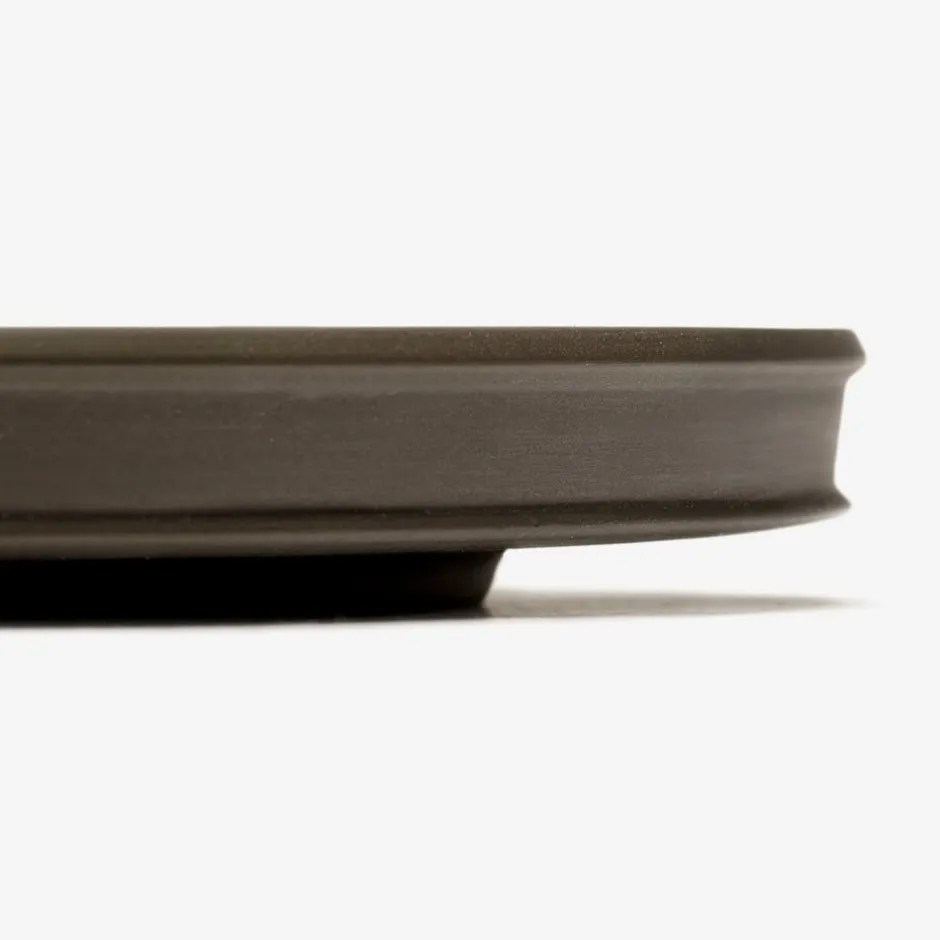Dune Collection|Dinnerware<Kelly Wearstler dune 11" plate, set of 4 SLATE