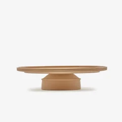 Entertaining|Dune Collection<Kelly Wearstler dune cake stand CLAY
