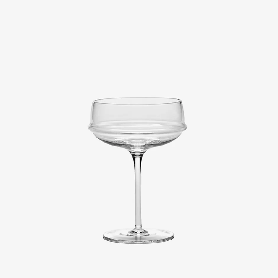 Entertaining|Dune Collection<Kelly Wearstler dune champagne coupe, set of 4 GLASS