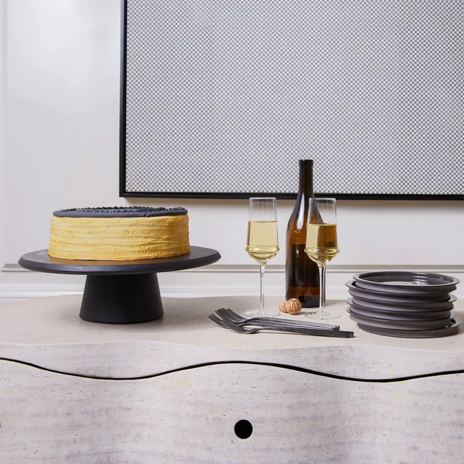 Dune Collection|Drinkware<Kelly Wearstler dune champagne flute, set of 4 GLASS