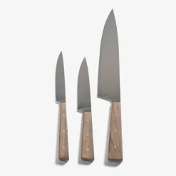 Dune Collection|Flatware<Kelly Wearstler dune chef's knife WALNUT