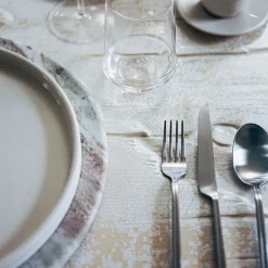 Entertaining<Kelly Wearstler dune flatware, 24 pc set STAINLESSSTEEL