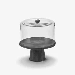 Entertaining|Dune Collection<Kelly Wearstler dune glass dome EBONIZED