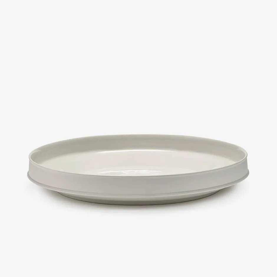 Dune Collection|Dinnerware<Kelly Wearstler dune raised bowl ALABASTER