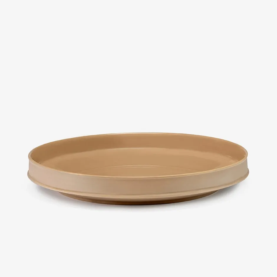Dune Collection|Dinnerware<Kelly Wearstler dune raised bowl CLAY