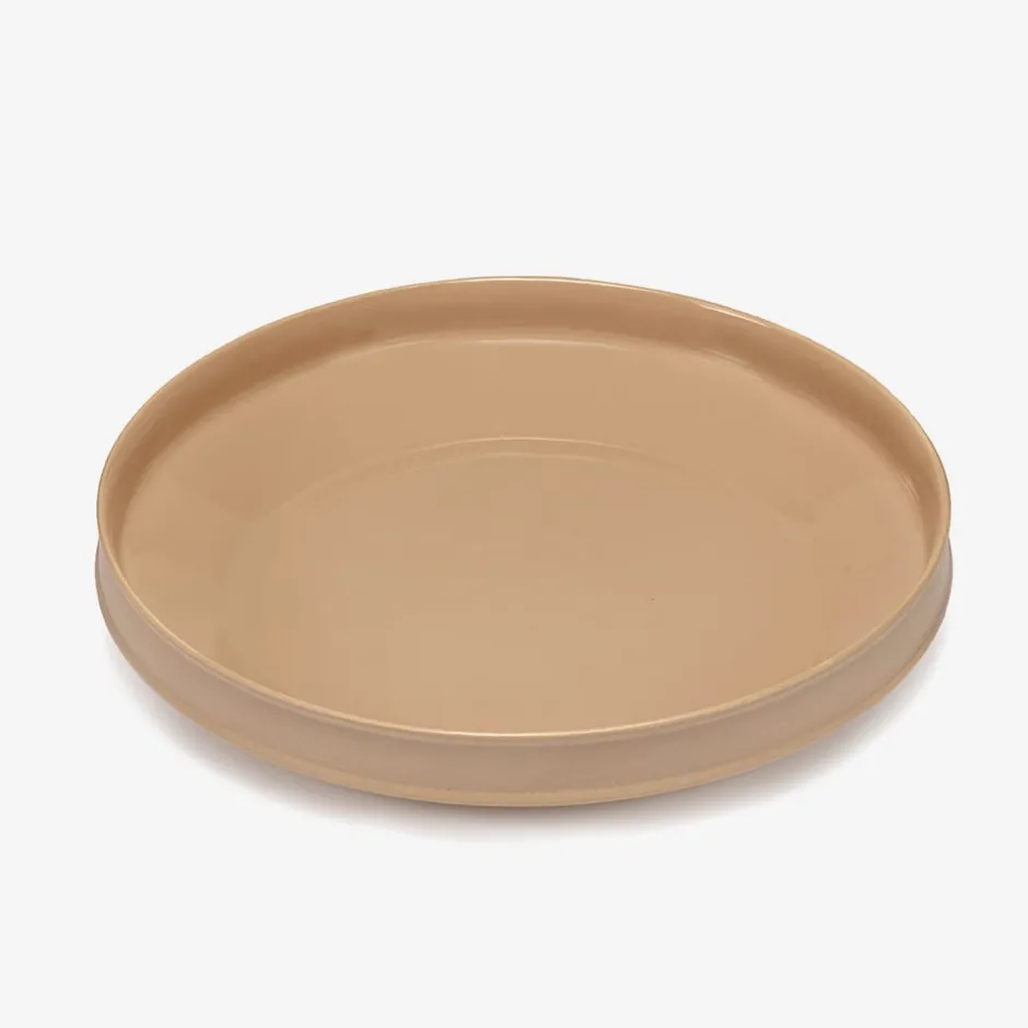 Dune Collection|Dinnerware<Kelly Wearstler dune raised bowl CLAY