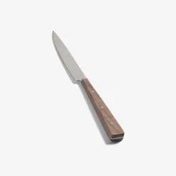 Dune Collection|Flatware<Kelly Wearstler dune steak knife, set of 4 WALNUT