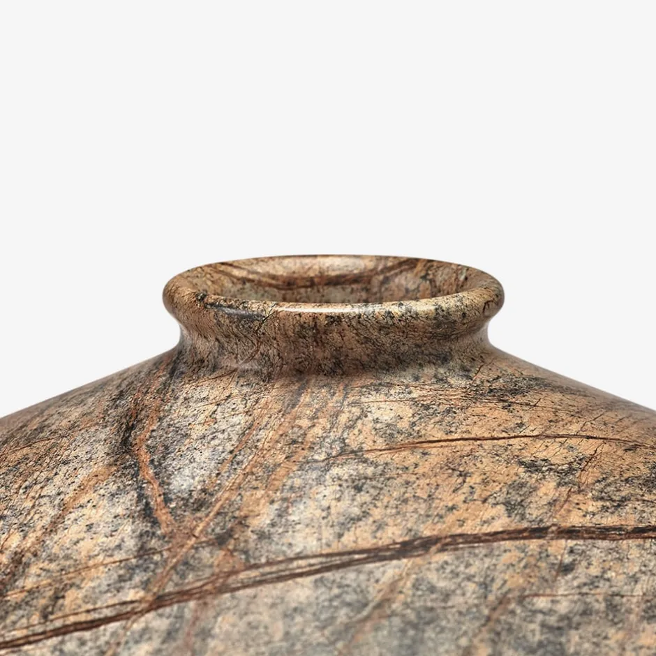 Entertaining|Dune Collection<Kelly Wearstler dune vase SEPIABROWN