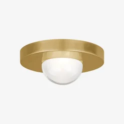 Flush Mounts<Kelly Wearstler ebell mini flush mount NATURALBRASS