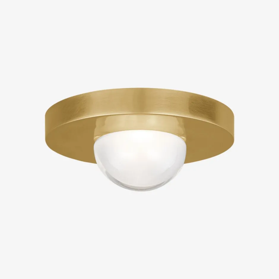Flush Mounts<Kelly Wearstler ebell mini flush mount NATURALBRASS