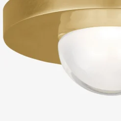 Flush Mounts<Kelly Wearstler ebell mini flush mount NATURALBRASS