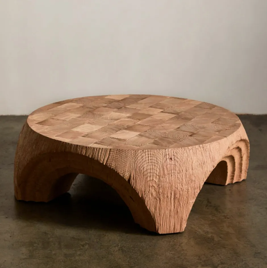 Coffee Tables<Kelly Wearstler echo coffee table NATURALDOUGLASFIR