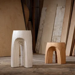 Side Tables<Kelly Wearstler echo drink table WHITEGESSO