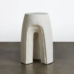 Side Tables<Kelly Wearstler echo drink table WHITEGESSO