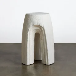 Side Tables<Kelly Wearstler echo drink table WHITEGESSO