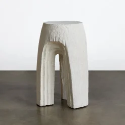 Side Tables<Kelly Wearstler echo drink table WHITEGESSO